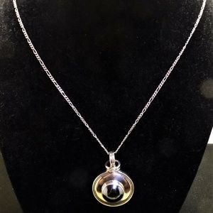 Vintage .925 Sterling Silver Pendant Necklace